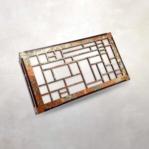 Arts & Crafts Doorbell Chime Cover | Architectural Design | Entryway | Ernest Batchelder | 9" x 5" x 2.25"