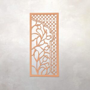 Arabesque Architectural Panel | Right | Marrakech | Morocco | Muqarnas | Amazigh | Muslim | Wall Decor | 18” x 9” x .125"