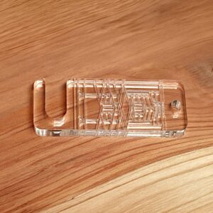 Arts & Crafts Acrylic Keychain | Robie House | Frank Lloyd Wright | Functional Design
