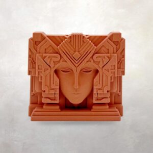 Prairie Style Desktop Sculpture | Prairie Muse | Frank Lloyd Wright Inspired