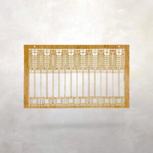 Frank Lloyd Wright Tree of Life Wood Wall Hanging - Mission Style