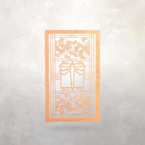 Mission Style Ginkgo Dragonfly Wood Wall Decor: Nature-Inspired Art