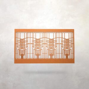 Frank Lloyd Wright Robie House Inspired Wall Hanging: Art & Crafts Decor